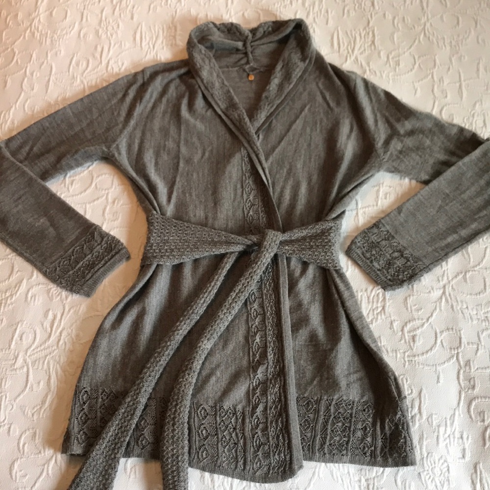 Anthropologie wrap sweater